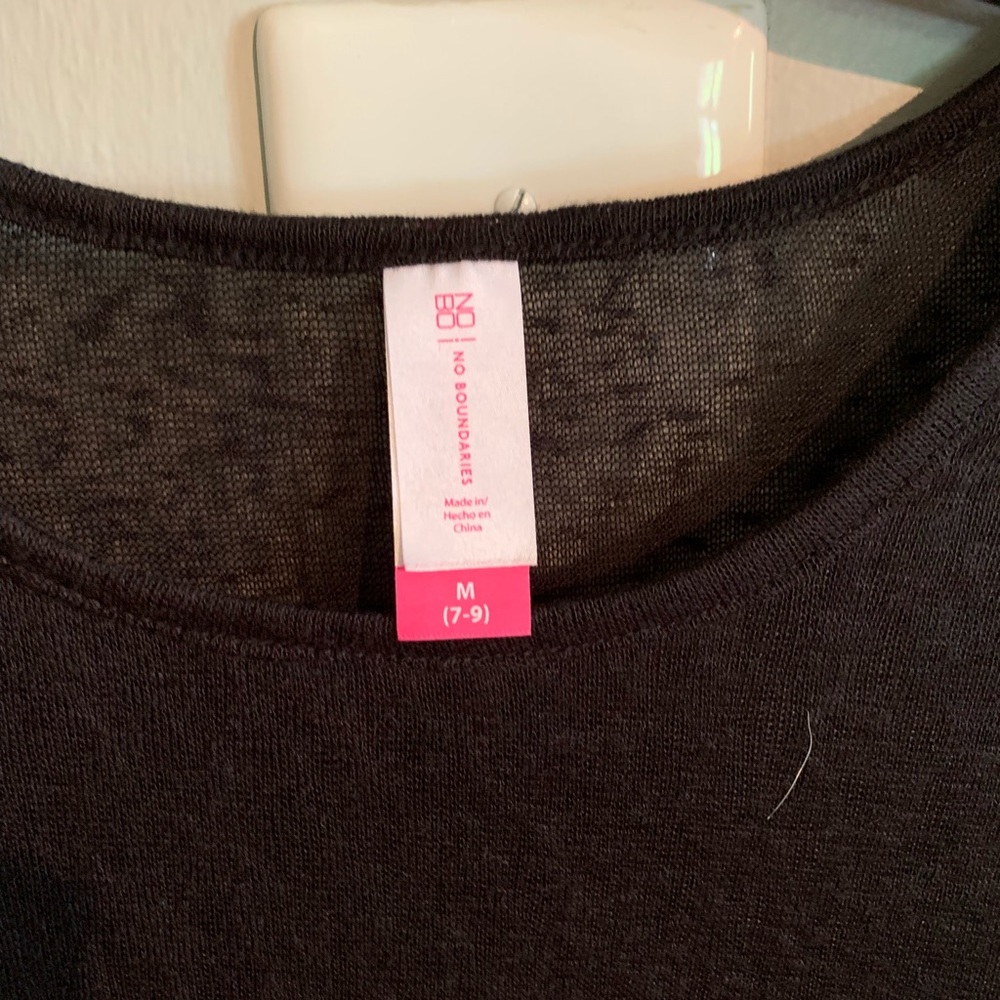 black long sleeve shirt
